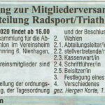 2020.02.29 Gründungsversammlung Radsport Abteilung (Wathlinger Bote) 001