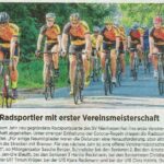 2020.09.30 Vereinsmeisterschaft Radsport (Cellesche Zeitung)