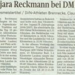 Rad_Presse_2021.09.15 Kjara Reckmann Top Ten bei Deutscher Meisterschaft Triathlon (Cellesche Zeitung)