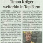 2022.06.25 T. Krüger weiterhin in Top Form (Cellesche Zeitung)