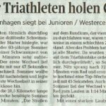 2023.09.22 Triathleten holen Gold & Bronze (Cellesche Zeitung)